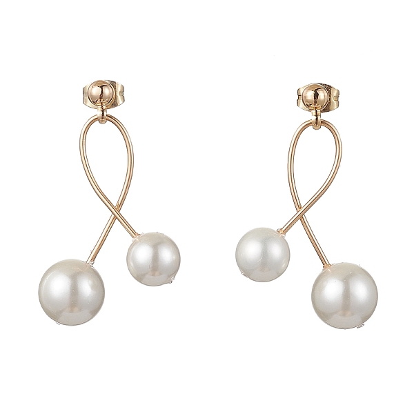 PandaHall Shell Pearl Round Ball Drop Earings, Brass Stud Earrings, Golden, 36x22mm Shell Pearl Round White
PandaHall Shell Pearl Round Ball Drop Earings, Brass Stud Earrings, Golden, 36x22mm Shell Pearl Round White
