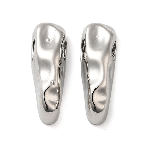 PandaHall Brass European Bead, Large Hole Beads, Triangle, Real Platinum Plated, 19x7x7mm, Hole: 4.2x3mm Brass Triangle
PandaHall Brass European Bead, Large Hole Beads, Triangle, Real Platinum Plated, 19x7x7mm, Hole: 4.2x3mm Brass Triangle