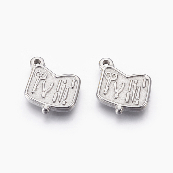 PandaHall 304 Stainless Steel Pendants, Tool Kit, Stainless Steel Color, 18x16x2.5mm, Hole: 1.6mm 304 Stainless Steel Tool
PandaHall 304 Stainless Steel Pendants, Tool Kit, Stainless Steel Color, 18x16x2.5mm, Hole: 1.6mm 304 Stainless Steel Tool