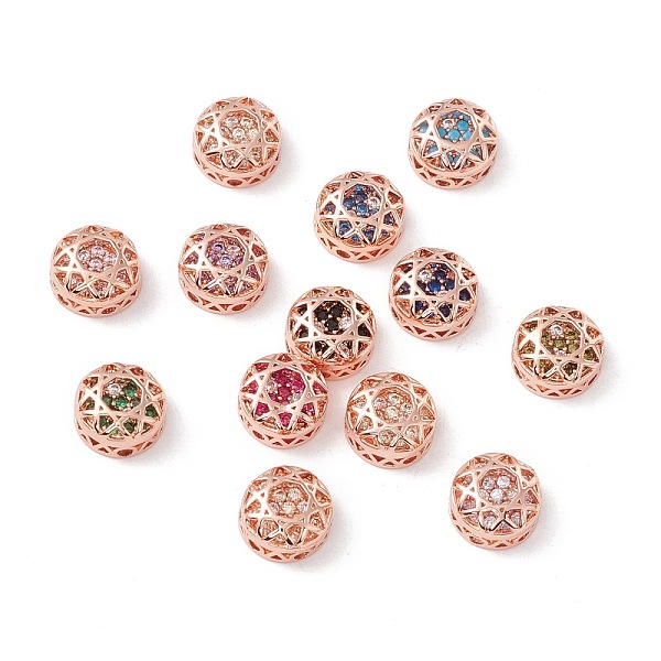 PandaHall Eco-friendly Brass Cubic Zirconia Multi-Strand Links, Nickel Free, Rack Plating, Cadmium Free & Lead Free, Flat Round, Mixed Color..., Multicolor
PandaHall Eco-friendly Brass Cubic Zirconia Multi-Strand Links, Nickel Free, Rack Plating, Cadmium Free & Lead Free, Flat Round, Mixed Color..., Multicolor