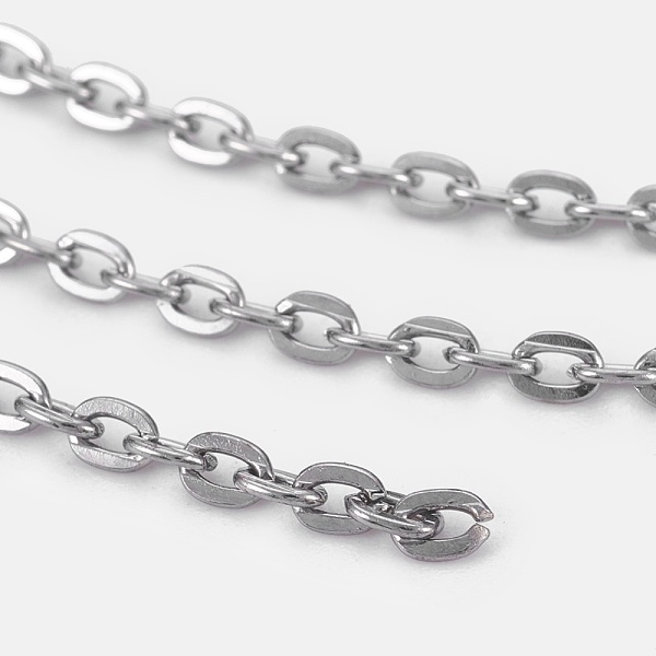 PandaHall Iron Cable Chains, Unwelded, with Spool, Flat Oval, Popular for Jewelry Making, Important Decoration, Lead Free & Nickel Free...
PandaHall Iron Cable Chains, Unwelded, with Spool, Flat Oval, Popular for Jewelry Making, Important Decoration, Lead Free & Nickel Free...