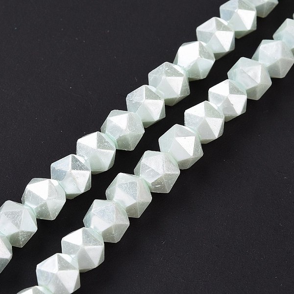 PandaHall Glass Pearl Beads Strands, Faceted, Polygon, Honeydew, 7.5x7.5mm, Hole: 1mm, about 49pcs/strand, 14.09 inch(35.8cm) Glass Polygon..., Green
PandaHall Glass Pearl Beads Strands, Faceted, Polygon, Honeydew, 7.5x7.5mm, Hole: 1mm, about 49pcs/strand, 14.09 inch(35.8cm) Glass Polygon..., Green