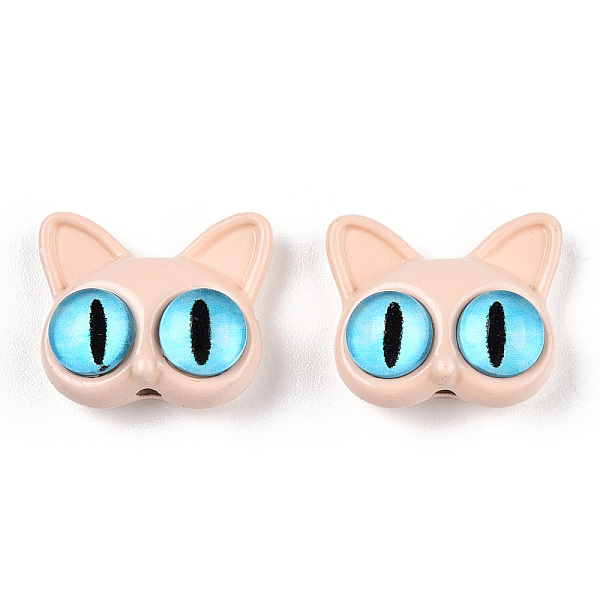 PandaHall Spray Painted Alloy Beads, with Glass Eye, Cat Head, Bisque, 14x16.5x7mm, Hole: 1.5mm Alloy+Glass Cat Shape Orange
PandaHall Spray Painted Alloy Beads, with Glass Eye, Cat Head, Bisque, 14x16.5x7mm, Hole: 1.5mm Alloy+Glass Cat Shape Orange
