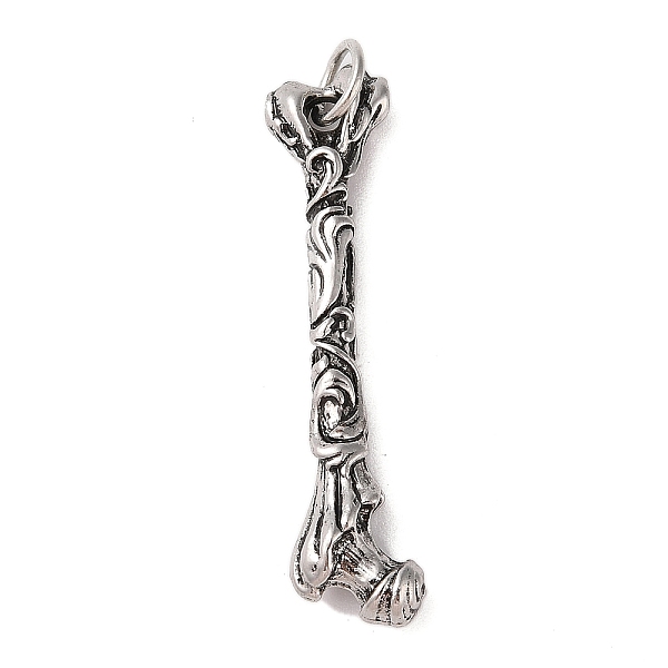 PandaHall Tibetan Style Alloy Pendants, Cadmium Free & Lead Free, with Jump Rings, Bone, Antique Silver, 56.5x13x7.5mm, Hole: 6.5mm Alloy...
PandaHall Tibetan Style Alloy Pendants, Cadmium Free & Lead Free, with Jump Rings, Bone, Antique Silver, 56.5x13x7.5mm, Hole: 6.5mm Alloy...