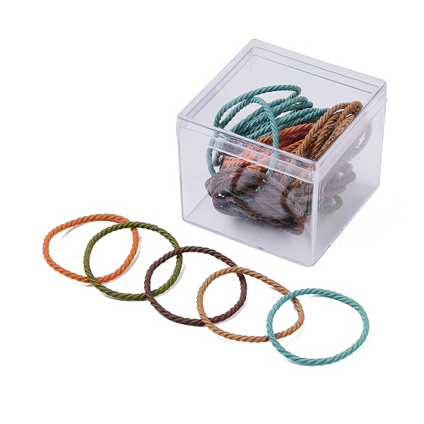 PandaHall Rubber Elastic Hair Band, Colorful, 2mm, Inner Diameter: 43x36mm, 50pcs/box Synthetic Rubber Multicolor
PandaHall Rubber Elastic Hair Band, Colorful, 2mm, Inner Diameter: 43x36mm, 50pcs/box Synthetic Rubber Multicolor