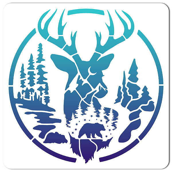 PandaHall GORGECRAFT 30x30CM Deer Templates Christmas Drawing Painting Stencils Large Reusable Plastic Square Stencils Sign for Painting on...
PandaHall GORGECRAFT 30x30CM Deer Templates Christmas Drawing Painting Stencils Large Reusable Plastic Square Stencils Sign for Painting on...