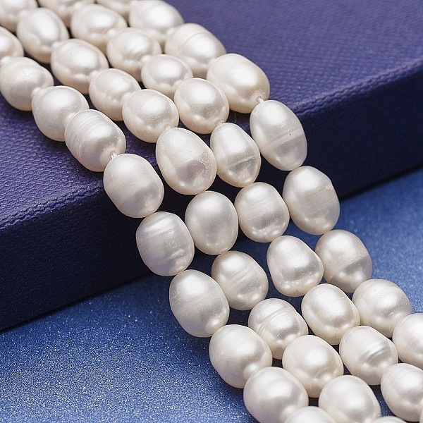 PandaHall Natural Cultured Freshwater Pearl Beads Strands, Potato, White, 7~9.5x7~7.5mm, Hole: 0.5mm, about 35pcs/strand, 13.78 inch(35cm)...
PandaHall Natural Cultured Freshwater Pearl Beads Strands, Potato, White, 7~9.5x7~7.5mm, Hole: 0.5mm, about 35pcs/strand, 13.78 inch(35cm)...