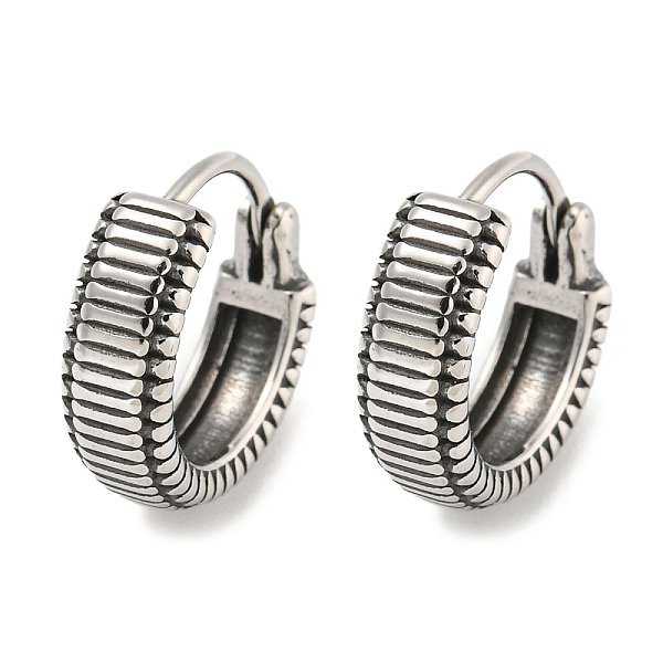 PandaHall 316 Surgical Stainless Steel Hoop Earrings, Ring, Antique Silver, 14.5x4.5mm 316 Surgical Stainless Steel Ring
PandaHall 316 Surgical Stainless Steel Hoop Earrings, Ring, Antique Silver, 14.5x4.5mm 316 Surgical Stainless Steel Ring