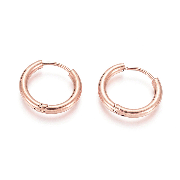 PandaHall Ion Plating(IP) 304 Stainless Steel Huggie Hoop Earrings, Hypoallergenic Earrings, with 316 Surgical Stainless Steel Pin, Rose...
PandaHall Ion Plating(IP) 304 Stainless Steel Huggie Hoop Earrings, Hypoallergenic Earrings, with 316 Surgical Stainless Steel Pin, Rose...
