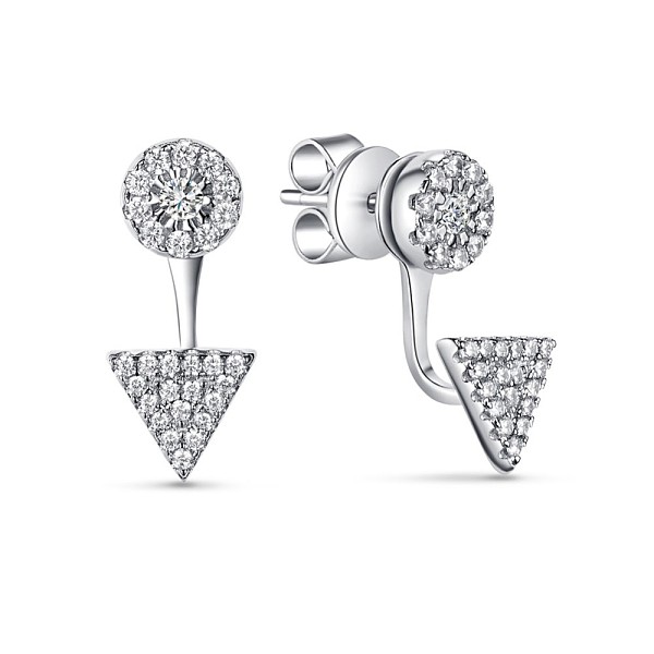 PandaHall TINYSAND 925 Sterling Silver Triangle Silver Ear Jacket, Silver, 17.8x7.9mm, Pin: 11.12mm Sterling Silver
PandaHall TINYSAND 925 Sterling Silver Triangle Silver Ear Jacket, Silver, 17.8x7.9mm, Pin: 11.12mm Sterling Silver