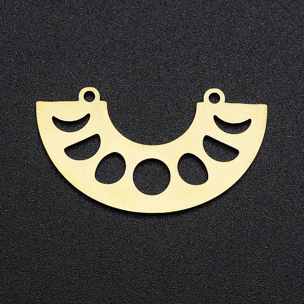 PandaHall 201 Stainless Steel Pendant Links, Laser Cut, Half Donut, Golden, 18x32x1mm, Hole: 1.5mm 201 Stainless Steel Others
PandaHall 201 Stainless Steel Pendant Links, Laser Cut, Half Donut, Golden, 18x32x1mm, Hole: 1.5mm 201 Stainless Steel Others