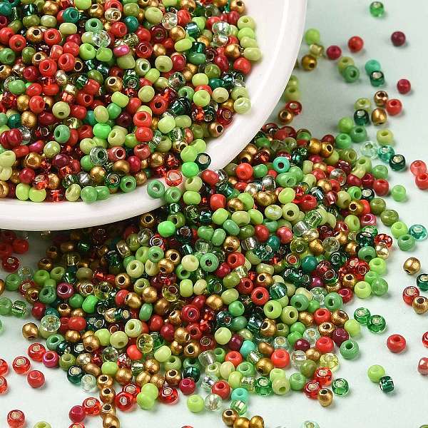 PandaHall Opaque & Transparent & Metallic Colours Glass Seed Beads, Round Hole, Round, Green Yellow, 1.8~2x1.3~1.5mm, Hole: 0.7mm, about...
PandaHall Opaque & Transparent & Metallic Colours Glass Seed Beads, Round Hole, Round, Green Yellow, 1.8~2x1.3~1.5mm, Hole: 0.7mm, about...