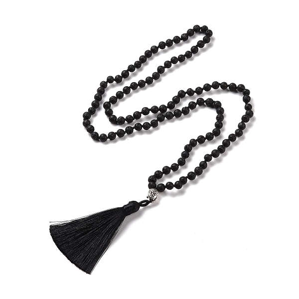 PandaHall Tassel Pendant Necklaces, with Natural Lava Rock Beads, Buddha Head, 31.1 inch~33 inch(79~84cm) Lava Rock
PandaHall Tassel Pendant Necklaces, with Natural Lava Rock Beads, Buddha Head, 31.1 inch~33 inch(79~84cm) Lava Rock