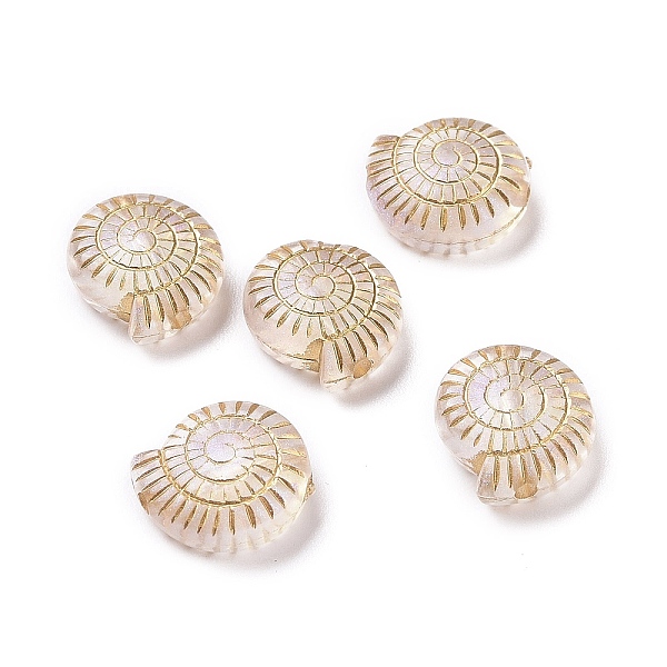 PandaHall Plating Transparent Acrylic Beads, Golden Metal Enlaced, Conch, Clear, 12x11x5mm, Hole: 1.4mm, 1300pcs/500g Acrylic Others Clear
PandaHall Plating Transparent Acrylic Beads, Golden Metal Enlaced, Conch, Clear, 12x11x5mm, Hole: 1.4mm, 1300pcs/500g Acrylic Others Clear