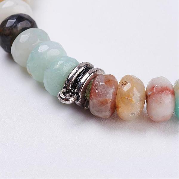 PandaHall Natural Amazonite Stretch Bracelets, with Alloy Bail Beads, 2-1/4 inch(56mm) Amazonite
PandaHall Natural Amazonite Stretch Bracelets, with Alloy Bail Beads, 2-1/4 inch(56mm) Amazonite