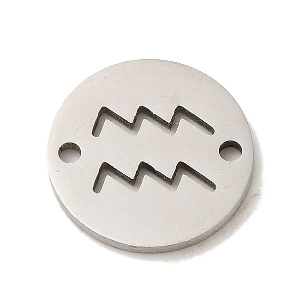 PandaHall Constellation 201 Stainless Steel Hollow Links, Stainless Steel Color, Aquarius, 12x1mm, Hole: 1.2mm 201 Stainless Steel Aquarius
PandaHall Constellation 201 Stainless Steel Hollow Links, Stainless Steel Color, Aquarius, 12x1mm, Hole: 1.2mm 201 Stainless Steel Aquarius