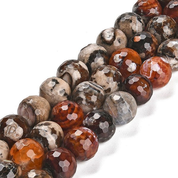 PandaHall Natural Fire Crackle Agate Beads Strands, Dyed & Heated, Round, Faceted, Dark Orange, 13.5~14mm, Hole: 1.4mm, about...
PandaHall Natural Fire Crackle Agate Beads Strands, Dyed & Heated, Round, Faceted, Dark Orange, 13.5~14mm, Hole: 1.4mm, about...