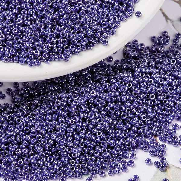 PandaHall MIYUKI Round Rocailles Beads, Japanese Seed Beads, (RR434) Opaque Eggplant Luster, 15/0, 1.5mm, Hole: 0.7mm, about 5555pcs/10g..., Purple
PandaHall MIYUKI Round Rocailles Beads, Japanese Seed Beads, (RR434) Opaque Eggplant Luster, 15/0, 1.5mm, Hole: 0.7mm, about 5555pcs/10g..., Purple