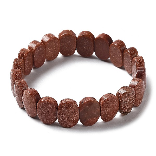 PandaHall Synthetic Goldstone Beaded Stretch Bracelet, Gemstone Jewelry for Women, Oval, Inner Diameter: 2-1/8 inch(5.4~5.5cm) Goldstone
PandaHall Synthetic Goldstone Beaded Stretch Bracelet, Gemstone Jewelry for Women, Oval, Inner Diameter: 2-1/8 inch(5.4~5.5cm) Goldstone