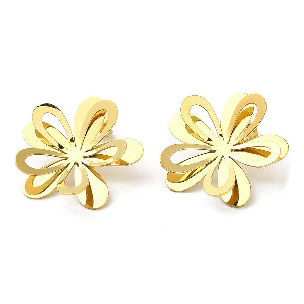 PandaHall Hollow Out Flower Titanium Steel Stud Earrings for Women, Golden, 24.5x25.5mm Titanium Steel Flower
PandaHall Hollow Out Flower Titanium Steel Stud Earrings for Women, Golden, 24.5x25.5mm Titanium Steel Flower