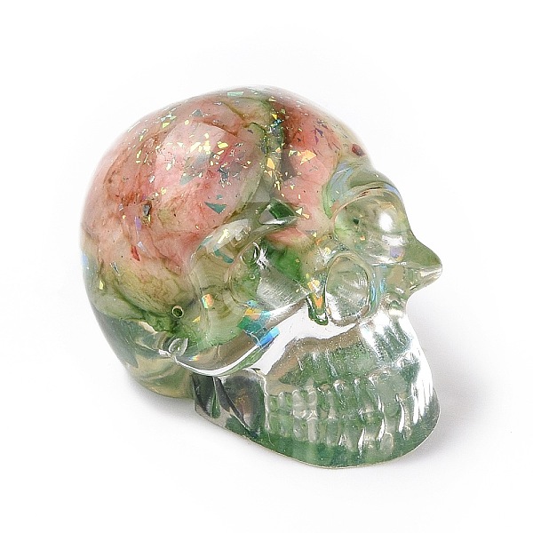 PandaHall Natural Fluorite Skull Beads, Halloween Transparent Resin Skull with Gold Foil, No Hole, Dark Sea Green, 23x22x25mm Fluorite Skull
PandaHall Natural Fluorite Skull Beads, Halloween Transparent Resin Skull with Gold Foil, No Hole, Dark Sea Green, 23x22x25mm Fluorite Skull