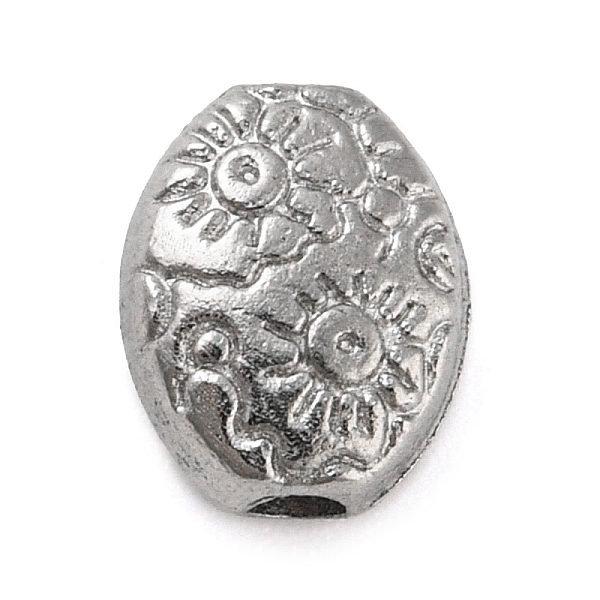 PandaHall 316 Stainless Steel Beads, Oval with Sun Pattern, Stainless Steel Color, 8x6.5x4mm, Hole: 1.6mm 316 Surgical Stainless Steel Oval
PandaHall 316 Stainless Steel Beads, Oval with Sun Pattern, Stainless Steel Color, 8x6.5x4mm, Hole: 1.6mm 316 Surgical Stainless Steel Oval