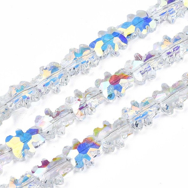 PandaHall Electroplate Transparent Glass Beads Strands, AB Color Plated, Faceted, Bear, Clear AB, 9.5x8.5x4mm, Hole: 1mm, about 79pcs/strand..., White
PandaHall Electroplate Transparent Glass Beads Strands, AB Color Plated, Faceted, Bear, Clear AB, 9.5x8.5x4mm, Hole: 1mm, about 79pcs/strand..., White