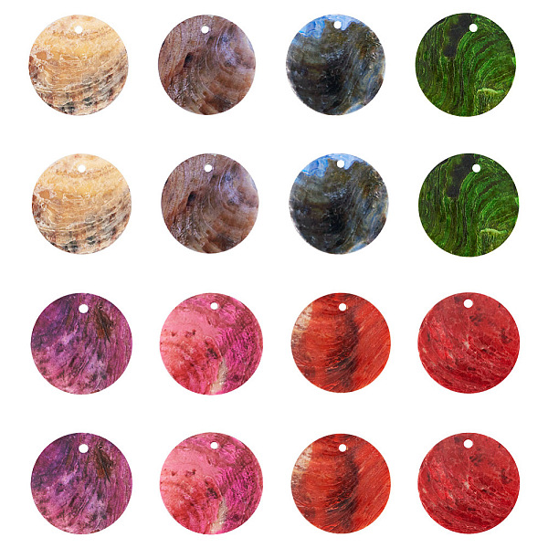 PandaHall 80Pcs 8 Colors Natural Akoya Shell Pendants, Mother of Pearl Shell Flat Round Charms, Dyed, Mixed Color, 20x0.5mm, Hole: 1.5mm..., Multicolor
PandaHall 80Pcs 8 Colors Natural Akoya Shell Pendants, Mother of Pearl Shell Flat Round Charms, Dyed, Mixed Color, 20x0.5mm, Hole: 1.5mm..., Multicolor