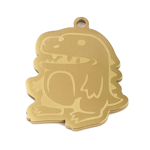 PandaHall 304 Stainless Steel Pendants, Dinosaur Charm, Golden, 24.5x21x1.5mm, Hole: 1mm 304 Stainless Steel Dinosaur
PandaHall 304 Stainless Steel Pendants, Dinosaur Charm, Golden, 24.5x21x1.5mm, Hole: 1mm 304 Stainless Steel Dinosaur