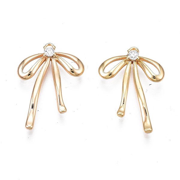 PandaHall Brass Micro Pave Clear Cubic Zirconia Pendants, Nickel Free, Bowknot, Real 18K Gold Plated, 19x13x2.5mm, Hole: 1mm Brass+Cubic...
PandaHall Brass Micro Pave Clear Cubic Zirconia Pendants, Nickel Free, Bowknot, Real 18K Gold Plated, 19x13x2.5mm, Hole: 1mm Brass+Cubic...