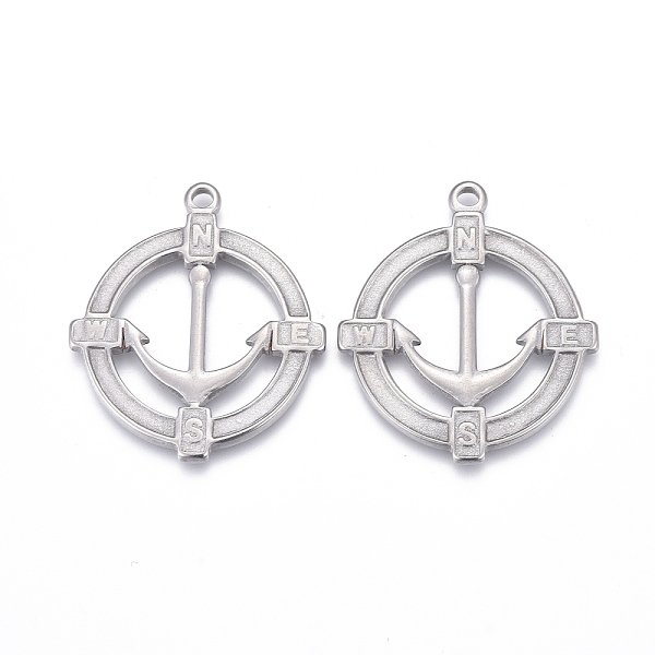 PandaHall 304 Stainless Steel Pendants, Laser Cut, Anchor, Stainless Steel Color, 28x25x1.5mm, Hole: 1.8mm 304 Stainless Steel Anchor & Helm
PandaHall 304 Stainless Steel Pendants, Laser Cut, Anchor, Stainless Steel Color, 28x25x1.5mm, Hole: 1.8mm 304 Stainless Steel Anchor & Helm