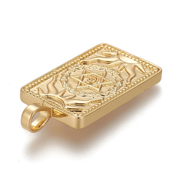 PandaHall Brass Micro Pave Clear Cubic Zirconia Pendants, Real 18K Gold Plated, Tarot Card Charms, Death , Death XIII, 30x15x4mm, Hole...
PandaHall Brass Micro Pave Clear Cubic Zirconia Pendants, Real 18K Gold Plated, Tarot Card Charms, Death , Death XIII, 30x15x4mm, Hole...