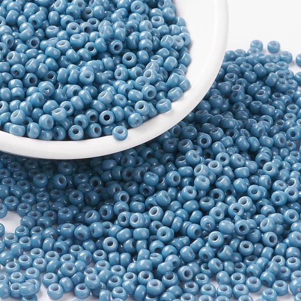 PandaHall MIYUKI Round Rocailles Beads, Japanese Seed Beads, 8/0, (RR4482) Duracoat Dyed Opaque BaybeRRy, 3mm, Hole: 1mm, about..., Blue
PandaHall MIYUKI Round Rocailles Beads, Japanese Seed Beads, 8/0, (RR4482) Duracoat Dyed Opaque BaybeRRy, 3mm, Hole: 1mm, about..., Blue