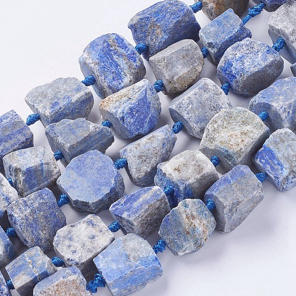 PandaHall Natural Lapis Lazuli Beads Strands, Nuggets, Midnight Blue, 18~35x15~26x9~21mm, Hole: 1mm, about 11~16pcs/strand, 15.75 inch Lapis...
PandaHall Natural Lapis Lazuli Beads Strands, Nuggets, Midnight Blue, 18~35x15~26x9~21mm, Hole: 1mm, about 11~16pcs/strand, 15.75 inch Lapis...