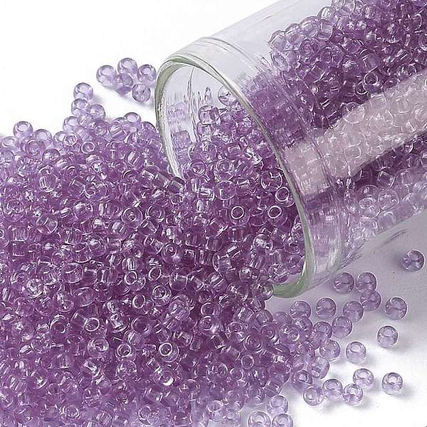 PandaHall TOHO Round Seed Beads, Japanese Seed Beads, (1300) Transparent Alexandrite, 11/0, 2.2mm, Hole: 0.8mm, about 5555pcs/50g Glass..., Purple
PandaHall TOHO Round Seed Beads, Japanese Seed Beads, (1300) Transparent Alexandrite, 11/0, 2.2mm, Hole: 0.8mm, about 5555pcs/50g Glass..., Purple