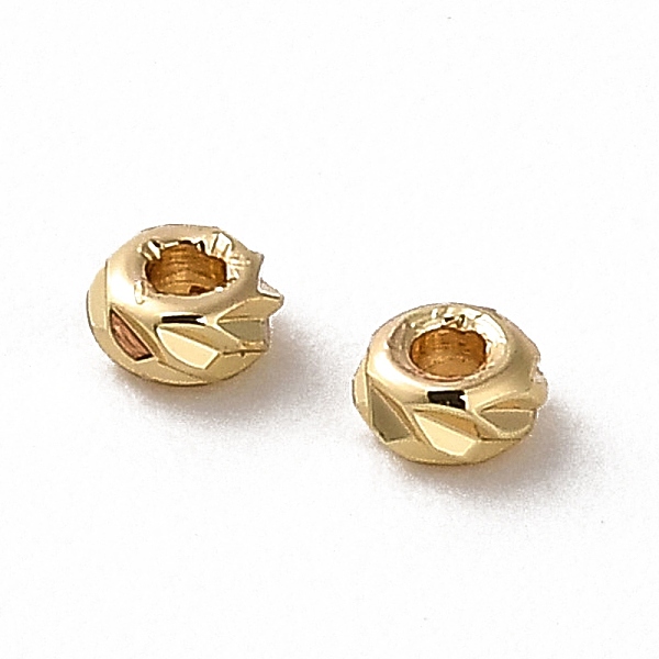 PandaHall Rack Plating Brass Spacer Beads, Long-Lasting Plated, Rondelle, Real 18K Gold Plated, 3x1.5mm, Hole: 1.2mm Brass Rondelle
PandaHall Rack Plating Brass Spacer Beads, Long-Lasting Plated, Rondelle, Real 18K Gold Plated, 3x1.5mm, Hole: 1.2mm Brass Rondelle