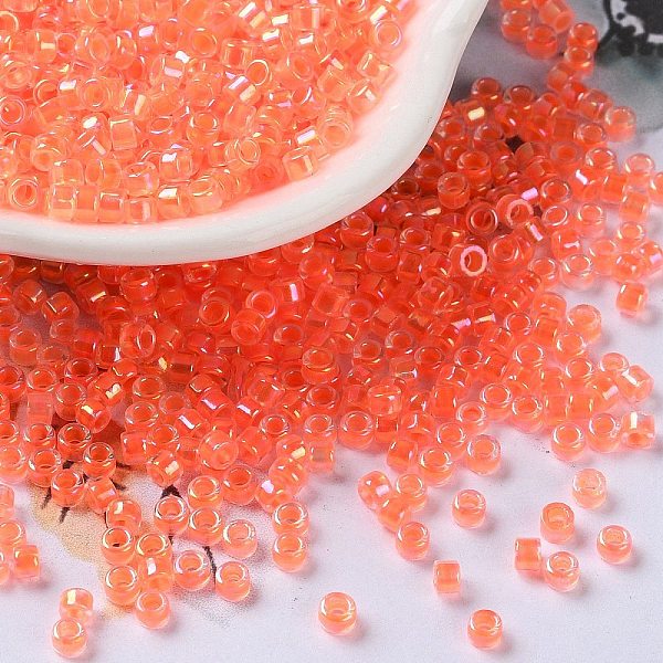 PandaHall Glass Seed Beads, Opaque Colours Rainbow, Cylinder, Tomato, 2.5x2mm, Hole: 1.4mm Glass Red
PandaHall Glass Seed Beads, Opaque Colours Rainbow, Cylinder, Tomato, 2.5x2mm, Hole: 1.4mm Glass Red