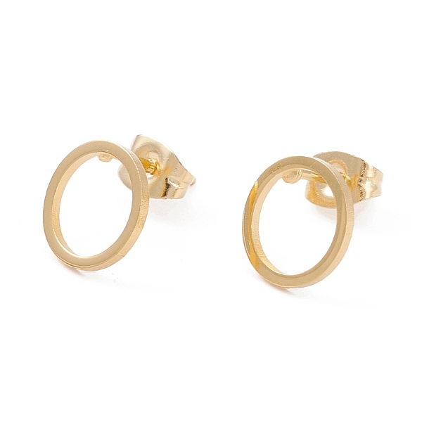 PandaHall 304 Stainless Steel Stud Earrings, Flat Round, Golden, 10mm, Pin: 0.7mm, 12pair/card 304 Stainless Steel Flat Round
PandaHall 304 Stainless Steel Stud Earrings, Flat Round, Golden, 10mm, Pin: 0.7mm, 12pair/card 304 Stainless Steel Flat Round