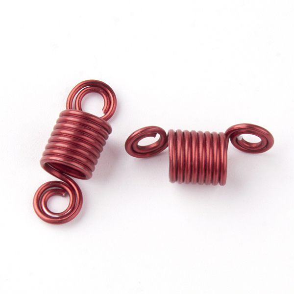 PandaHall Aluminum Hair Coil Cuffs, Dreadlock Accessories, Spiral Hair Decoration, Eight Loops, Red, 22~23x8mm, Hole: 3mm Aluminum Red
PandaHall Aluminum Hair Coil Cuffs, Dreadlock Accessories, Spiral Hair Decoration, Eight Loops, Red, 22~23x8mm, Hole: 3mm Aluminum Red
