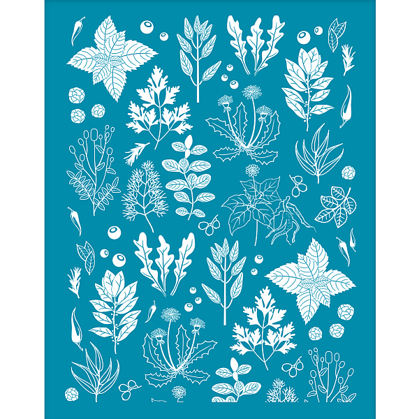 PandaHall OLYCRAFT 4x5 Inch Clay Stencils Herbs Pattern Silk Screen for Polymer Silk Screen Stencils Flower Leaf Mesh Transfer Stencils..., Cyan
PandaHall OLYCRAFT 4x5 Inch Clay Stencils Herbs Pattern Silk Screen for Polymer Silk Screen Stencils Flower Leaf Mesh Transfer Stencils..., Cyan