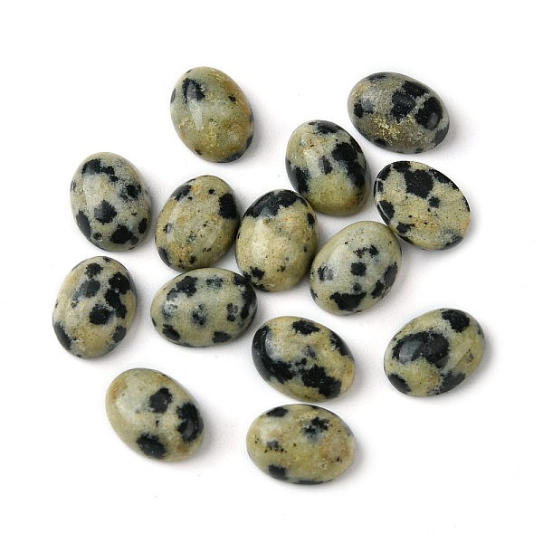 PandaHall Natural Dalmatian Jasper Cabochons, Oval, 8~8.5x6~6.5x2.5~3.5mm Dalmatian Jasper Oval
PandaHall Natural Dalmatian Jasper Cabochons, Oval, 8~8.5x6~6.5x2.5~3.5mm Dalmatian Jasper Oval