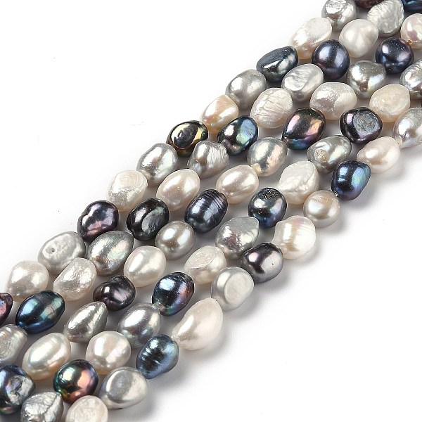 PandaHall Natural Cultured Freshwater Pearl Beads Strands, Rice, Dyed, Mixed Color, 9~12x7~9mm, Hole: 0.7mm, about 32pcs/strand, 13.98 inch..., Multicolor
PandaHall Natural Cultured Freshwater Pearl Beads Strands, Rice, Dyed, Mixed Color, 9~12x7~9mm, Hole: 0.7mm, about 32pcs/strand, 13.98 inch..., Multicolor