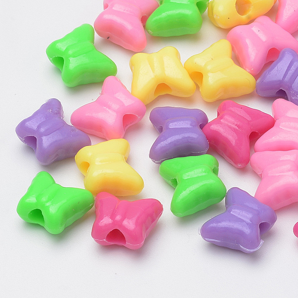 PandaHall Plastic Beads, Butterfly, Mixed Color, 10x11.5x6.5mm, Hole: 3mm, about 1425pcs/500g Plastic Butterfly Multicolor
PandaHall Plastic Beads, Butterfly, Mixed Color, 10x11.5x6.5mm, Hole: 3mm, about 1425pcs/500g Plastic Butterfly Multicolor