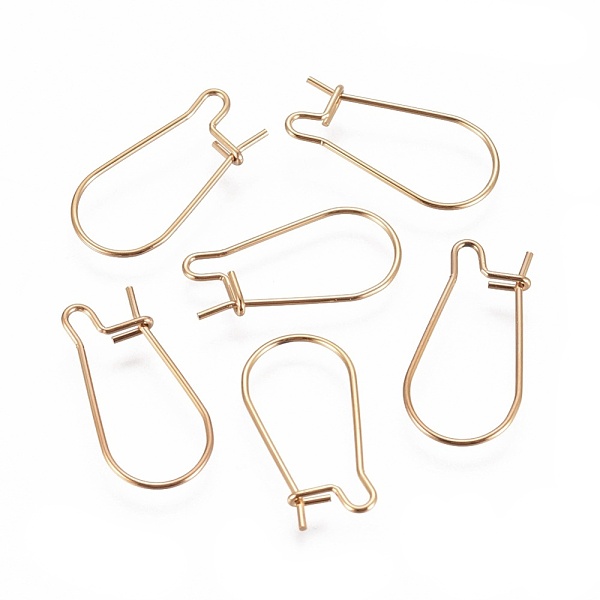 PandaHall Ion Plating(IP) 304 Stainless Steel Hoop Earrings Findings Kidney Ear Wires, Golden, 20x10.5x0.6mm, 22 Gauge, Pin: 0.6mm 304...
PandaHall Ion Plating(IP) 304 Stainless Steel Hoop Earrings Findings Kidney Ear Wires, Golden, 20x10.5x0.6mm, 22 Gauge, Pin: 0.6mm 304...