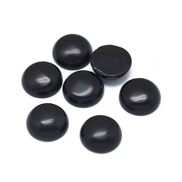 PandaHall Natural Obsidian Cabochons, Half Round, 8x3.5mm Obsidian Half Round
PandaHall Natural Obsidian Cabochons, Half Round, 8x3.5mm Obsidian Half Round