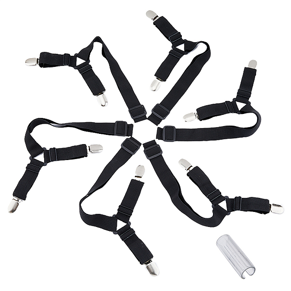 PandaHall SUPERFINDINGS 6 Side 91cm Black Bed Sheet Straps with 12Pcs ABS Plastic Bed Sheet Grippers Elastic Mattress Sheet Keeper...
PandaHall SUPERFINDINGS 6 Side 91cm Black Bed Sheet Straps with 12Pcs ABS Plastic Bed Sheet Grippers Elastic Mattress Sheet Keeper...