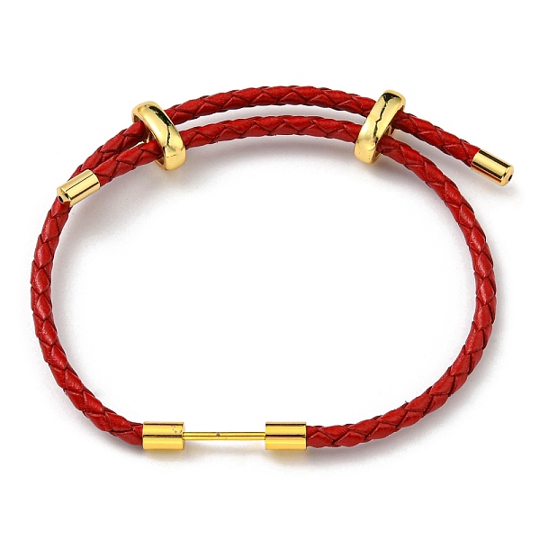 PandaHall Brass Column Bar Link Bracelet with Leather Cords, Adjustable Bracelet for Women, FireBrick, Inner Diameter: 5/8~3 inch(1.6~7.5cm)..., Red
PandaHall Brass Column Bar Link Bracelet with Leather Cords, Adjustable Bracelet for Women, FireBrick, Inner Diameter: 5/8~3 inch(1.6~7.5cm)..., Red