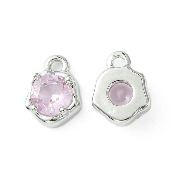PandaHall Brass Micro Pave Cubic Zirconia Charms, Irregular Shape Charm, Real Platinum Plated, Pink, 9x7x3mm, Hole: 1.4mm Brass+Cubic...
PandaHall Brass Micro Pave Cubic Zirconia Charms, Irregular Shape Charm, Real Platinum Plated, Pink, 9x7x3mm, Hole: 1.4mm Brass+Cubic...