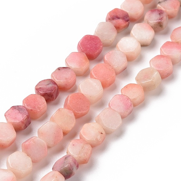 PandaHall Natural Calcite Beads Strands, Dyed, Hexagon, Pink, 6.5x6x3.5mm, Hole: 1mm, about 64pcs/strand, 15.94 inch(40.5cm) Calcite Hexagon...
PandaHall Natural Calcite Beads Strands, Dyed, Hexagon, Pink, 6.5x6x3.5mm, Hole: 1mm, about 64pcs/strand, 15.94 inch(40.5cm) Calcite Hexagon...
