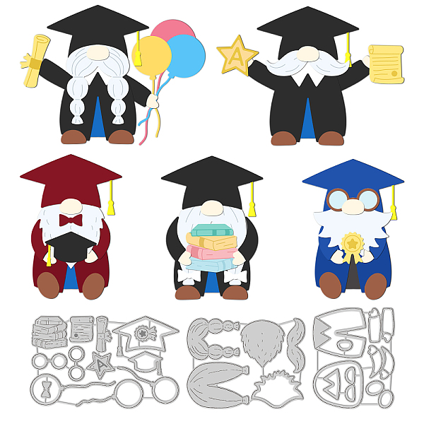 PandaHall GLOBLELAND 3Pcs Graduation Gnome Cutting Dies Metal Book Bachelor Hat Die Cuts Embossing Stencils Template for Paper Card Making...
PandaHall GLOBLELAND 3Pcs Graduation Gnome Cutting Dies Metal Book Bachelor Hat Die Cuts Embossing Stencils Template for Paper Card Making...
